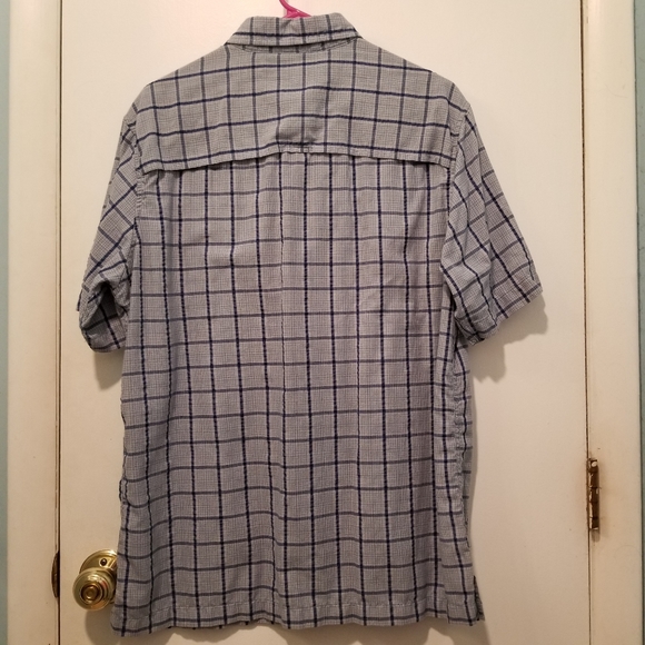 (SOLD!)Croft & Barrow Checked Short Sleeve Button-up - Picture 4 of 5